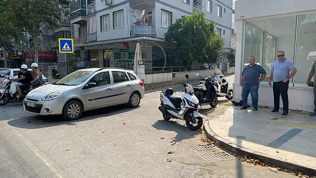Ödemiş'te kontrolsüz çıkış kazaya neden oldu