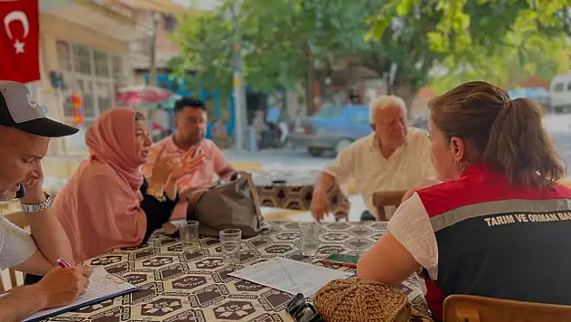 Ödemişli çiftçilere hastalık ve aflatoksin eğitimi