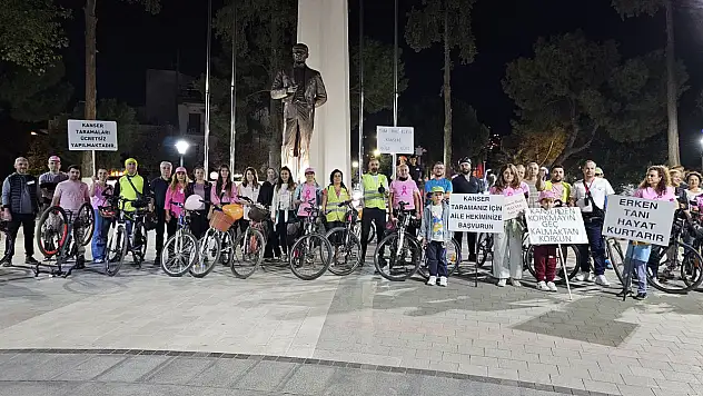 Pedaller bu kez meme kanseri için çevrildi