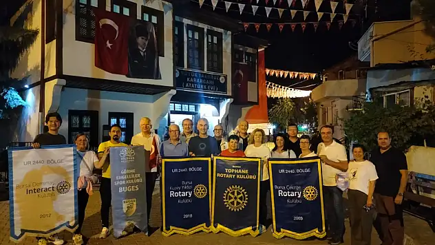 Rotaryenler Kocatepe'de Atalarının izinde yürüdü