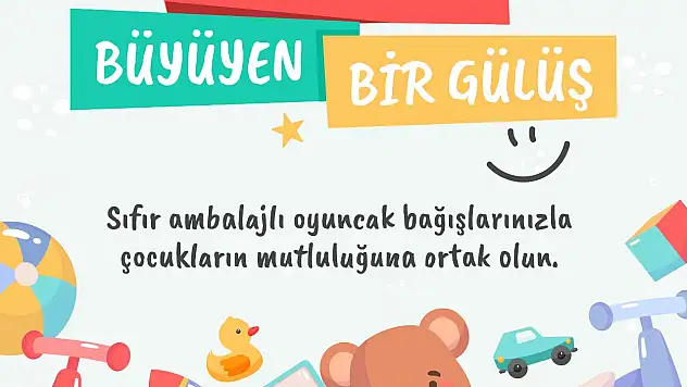 Seferihisar'da çocuklar için oyuncak dayanışması başladı