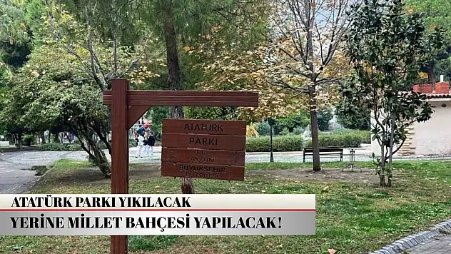 Söke'de 'Atatürk Parkı' gerginliği!