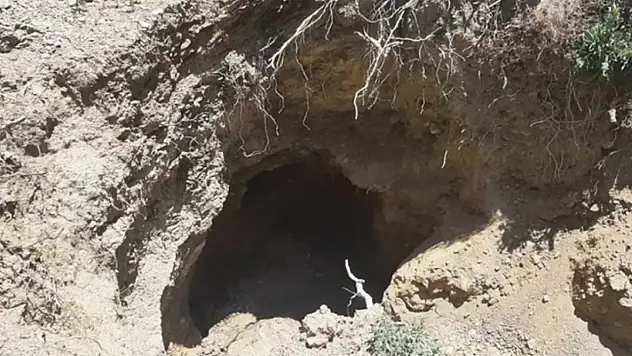 Su arama çalışması sırasında göçük oldu