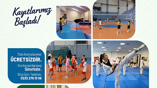 Tire Belediyesi Kış Spor Okulu kayıtları başladı