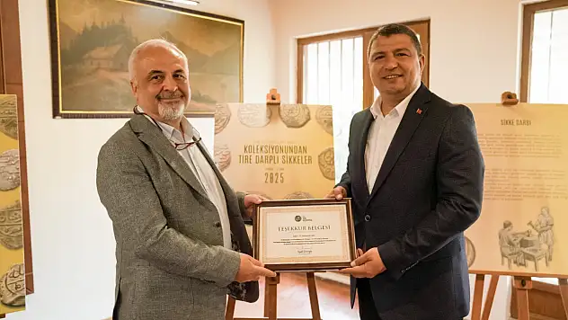 Tire darplı sikkeler Tire Kent Müzesi'nde sergileniyor