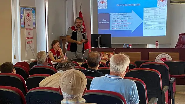 Tire'de şap hastalığına karşı önlem toplantısı düzenlendi