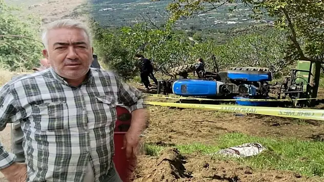 Tire'de traktör devrildi 1 kişi hayatını kaybetti