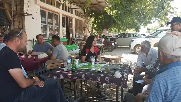 Tire'de üreticiyle birebir temas