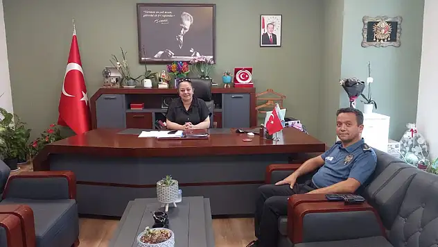 Tire'de Vefa Buluşması: Emniyet Müdürü'nden Eğitim Müdürü'ne Anlamlı Veda