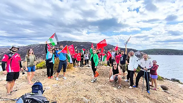 TOBEDOSK'tan Gazze'ye anlamlı destek: Sezon doğa yürüyüşüyle başladı