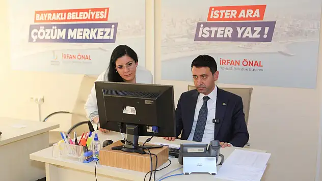 Bayraklı'da 15 Ayda 26 Bin 456 Sorun Çözüldü!