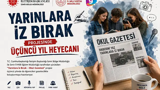 'Yarınlara iz bırak' projesinde üçüncü yıl heyecanı