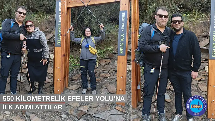 550 Kilometrelik Efeler Yolu'na ilk adımı attılar