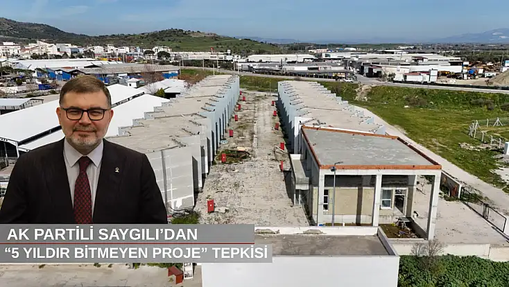 AK Partili Saygılı’dan “5 yıldır bitmeyen proje” tepkisi