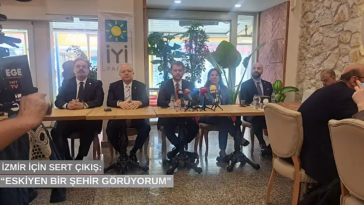 İzmir için sert çıkış: “Eskiyen bir şehir görüyorum”