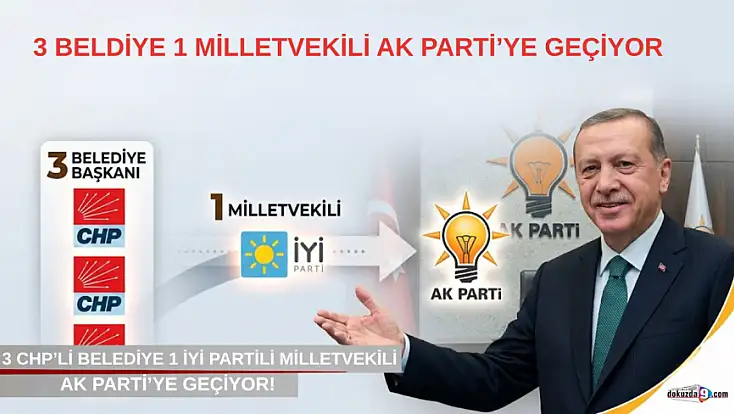 3 CHP’li belediye AK Parti’ye geçiyor!