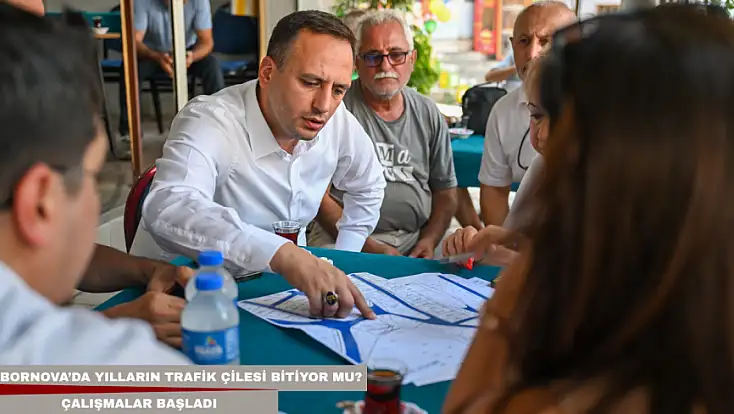 Bornova’da yılların trafik çilesi bitiyor mu? Çalışmalar başladı