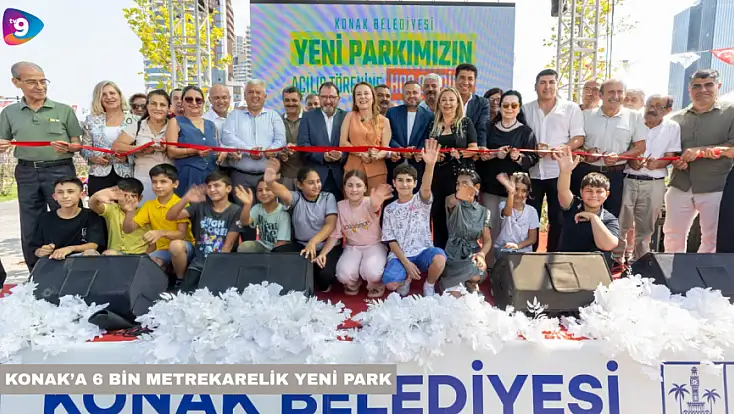 Konak’a 6 bin metrekarelik yeni park