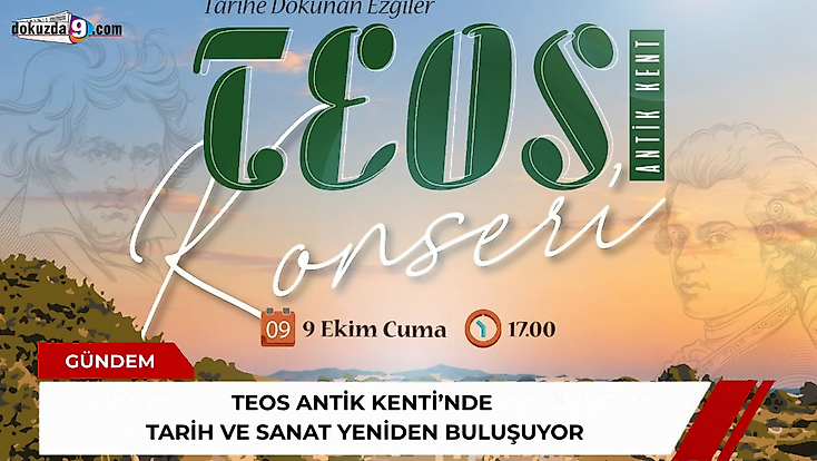 Teos Antik Kenti’nde tarih ve sanat yeniden buluşuyor