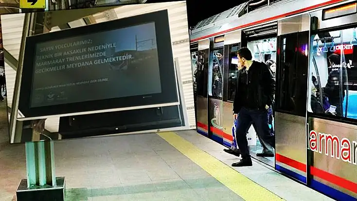 Marmaray’da teknik arıza