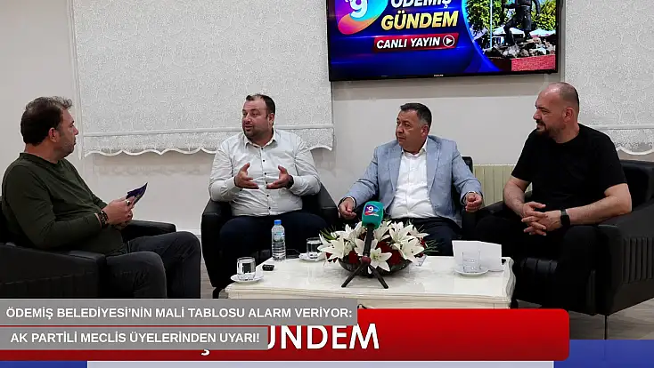 Ödemiş Belediyesi’nin mali tablosu alarm veriyor: AK Partili meclis üyelerinden uyarı!
