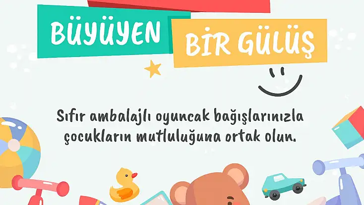 Seferihisar’da çocuklar için oyuncak dayanışması başladı