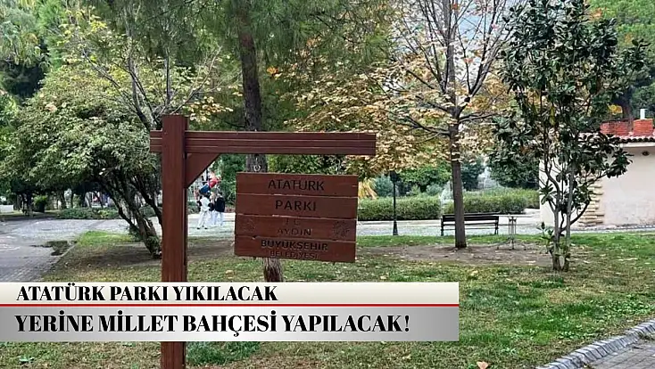 Söke’de 'Atatürk Parkı' gerginliği!