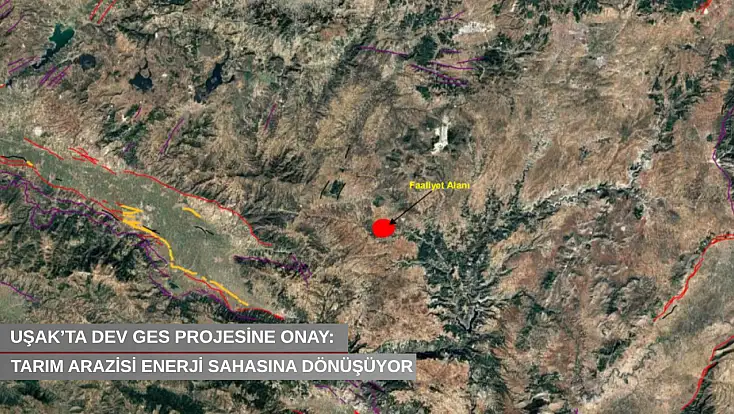 Uşak’ta dev GES projesine ÇED onayı: Tarım arazisi enerji sahasına dönüşüyor