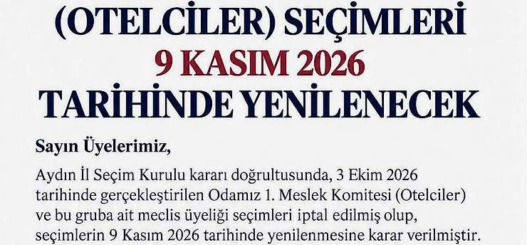 KUTO Otelciler Komitesi'nde seçimler yenileniyor