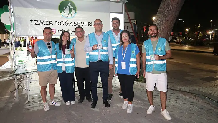 İzmir Doğaseverler Topluluğu '1 ürün 1 fidan' sloganıyla doğaya katkı sağlıyor