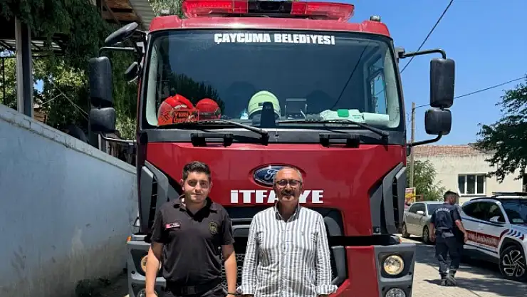 31 Yıl Sonra Aynı İsim, Bu Kez Bir Yangını Söndürmeye Geldi