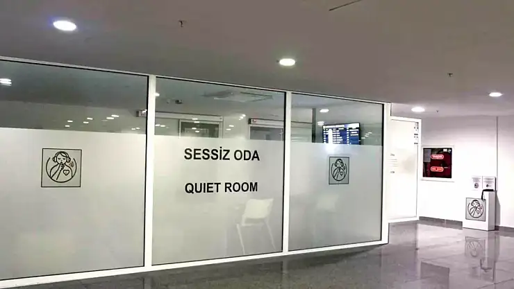 Adnan Menderes Havalimanı'nda 'Sessiz Oda' hizmeti başladı