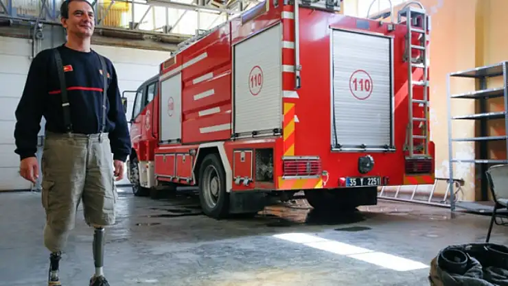 Bacaklarını kaybetti ama mücadeleyi bırakmadı