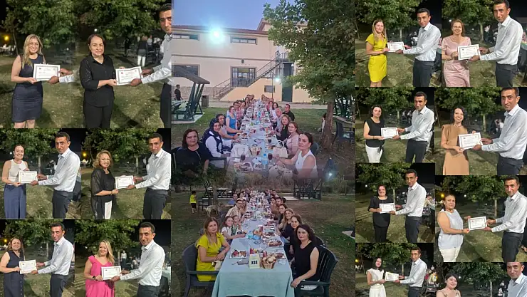 Bedia Fashion Show'da Eğitimcilere Başarı Belgesi