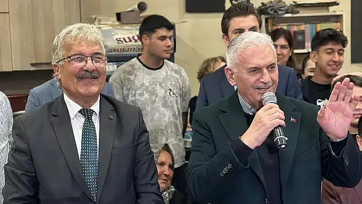 Binali Yıldırım Ödemiş Kaymakçı'daydı