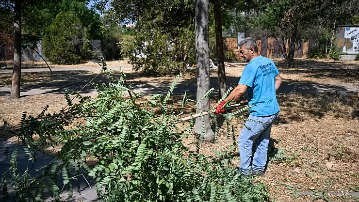 Bornova Belediyesi'nden tarihi alana müdahale