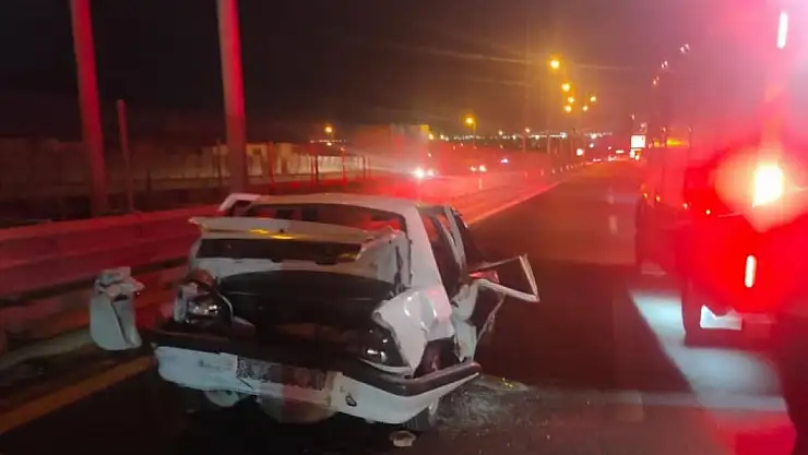 Çevreyolu'nda kaza: 1 kişi yaralandı