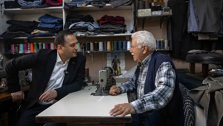 Esnaf ve vatandaşlarla birebir görüşme