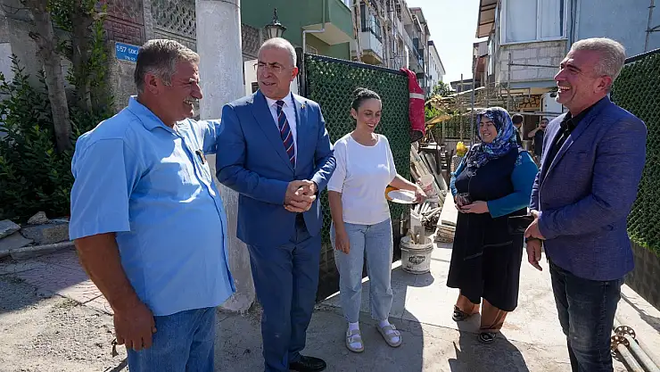 Gaziemir Belediyesi yangında zarar gören ailelerin yaralarını sardı