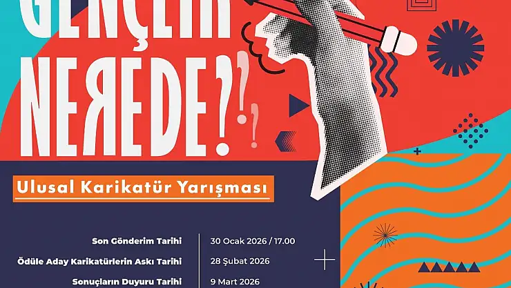 'Gençlik Nerede?' ulusal karikatür yarışması için başvurular başladı