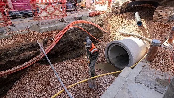 İZSU'nun 3 Milyar liralık altyapı yatırımlarının temeli atılıyor