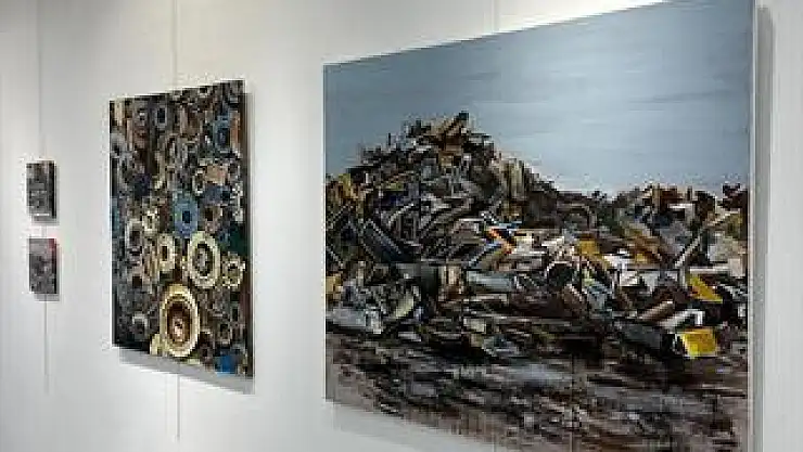 'Katmanlar' Resim Sergisi Trump Art Gallery'de sanatseverlerle buluştu