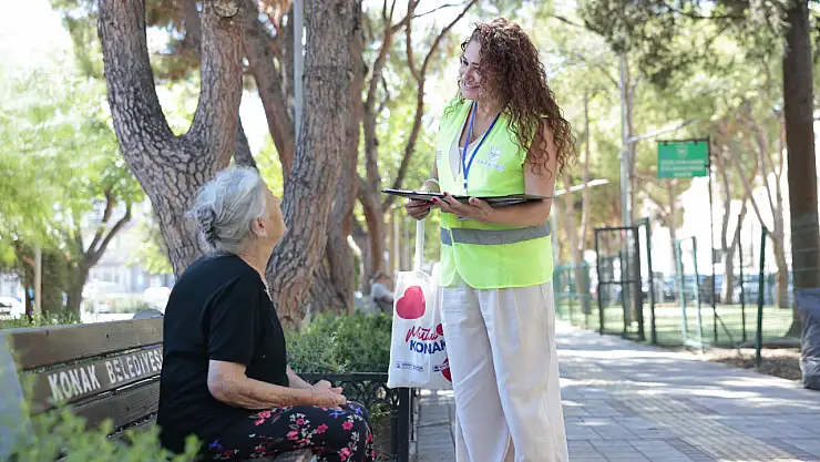Konak iletişim merkezi ekipleri sahada: Vatandaşın talebi anında iletiliyor