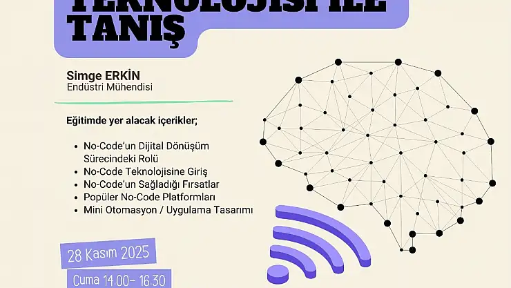 Meslek fabrikası'nda No-Code Teknolojisi eğitimi başlıyor