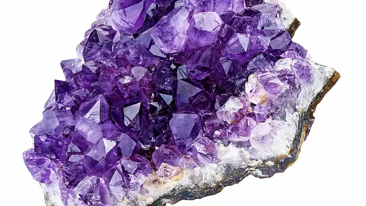 Mor renkli kristal Ametist taşının özellikleri