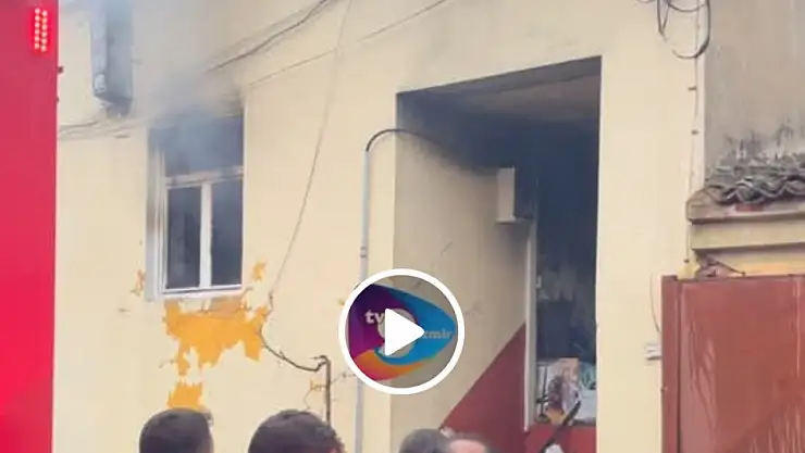 Müstakil ev alevlere teslim oldu!