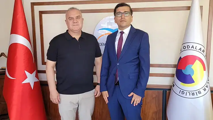 Ödemiş Cumhuriyet Başsavcısı Yasin Coşkun'dan Ticaret Odası'na Veda Ziyareti