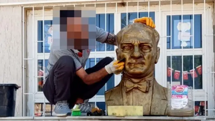 Ödemiş'te okullar, denetimli serbestlik yükümlüleri ve hükümlüler tarafından yenileniyor