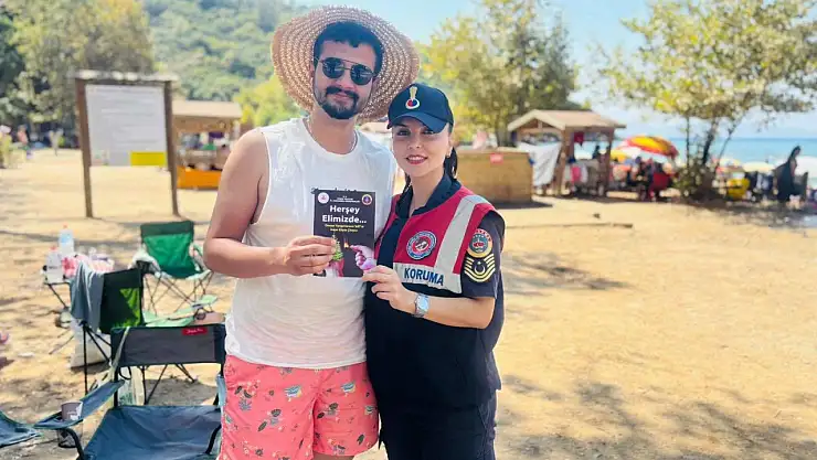 Orman yangınına karşı vatandaşlar bilgilendirildi