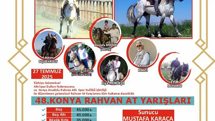 Rahvanın bu haftaki adresi Konya